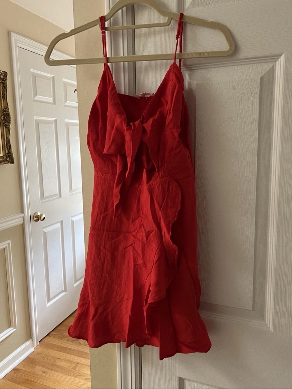 Cotton Candy LA Women’s Red Knotted Short Sundress Size XS